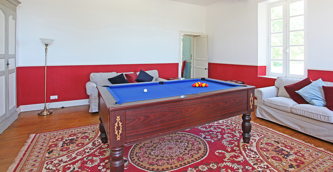 The main house games room