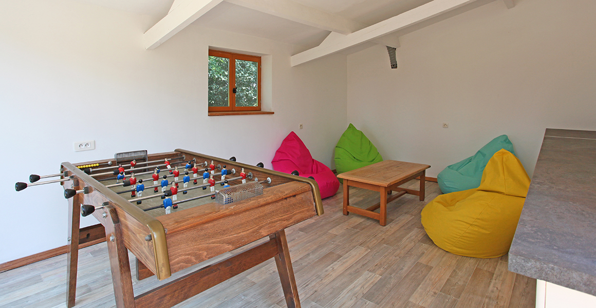 The games room