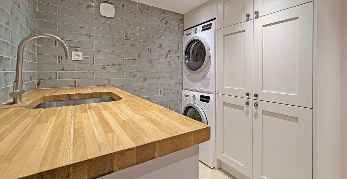Utility room in basement